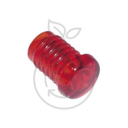 Lentille rouge lampe tem